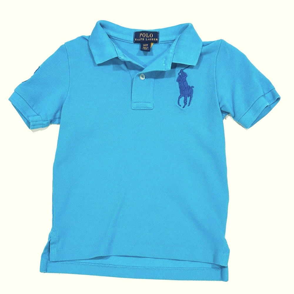 2T Polo Ralph Lauren Blue Polo Shirt